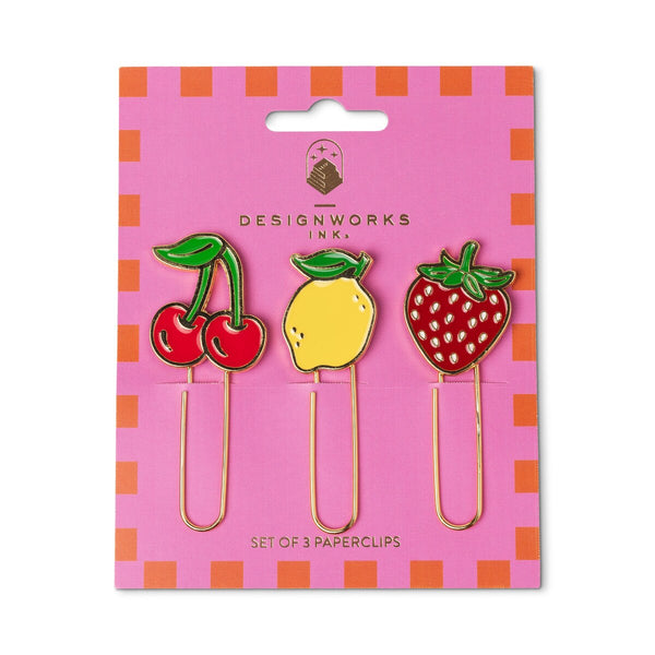 Fruit Paperclips Set