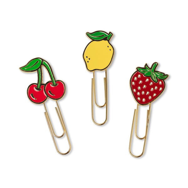 Fruit Paperclips Set