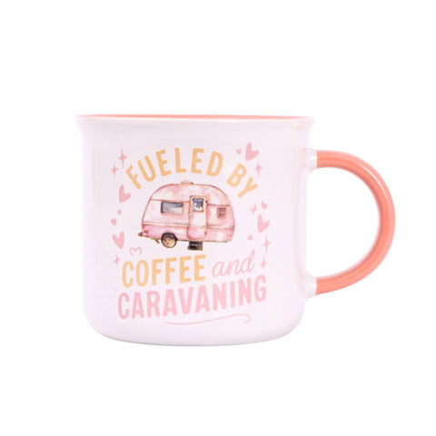 Fuelled By Coffee Caravan Mug