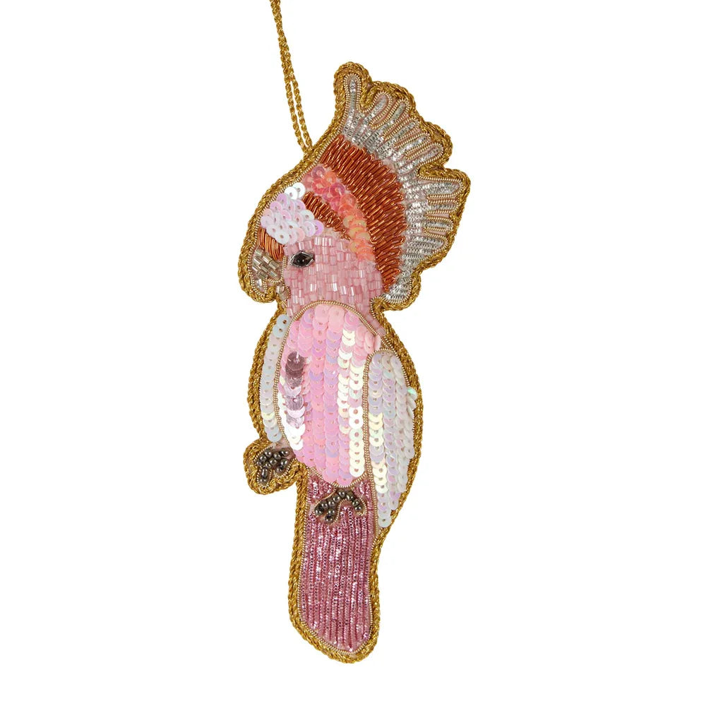 Sequin Galah Hanging Decoration