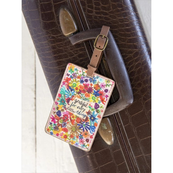 Grateful Travel Happy Luggage Tag