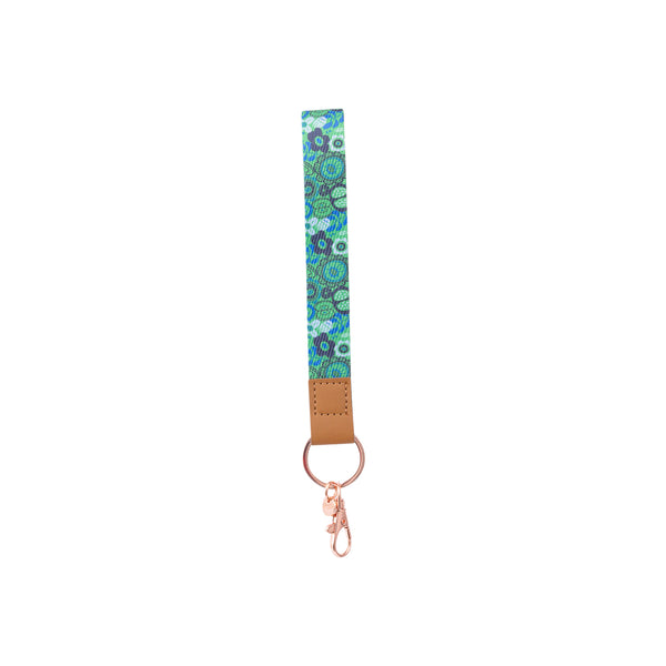 Green Wristlet Keychain