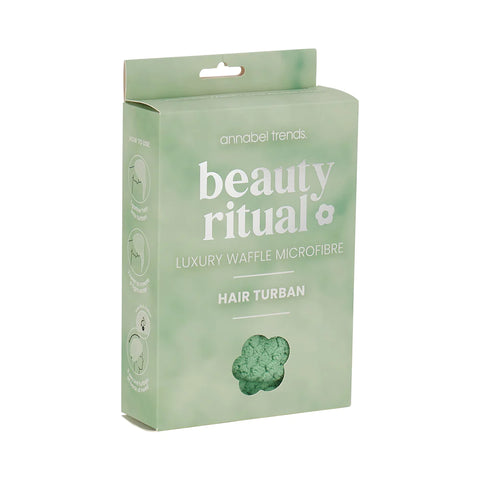 Beauty Ritual Luxury Hair Turban | Moss