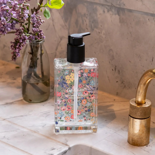 Cath Kidston Mandarin & Peony Glass Bottle Hand Wash