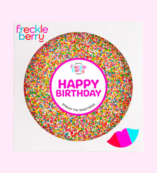 Happy Birthday Giant Chocolate Freckle