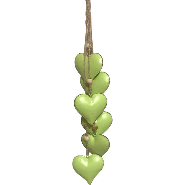 Green Hanging Hearts Trail