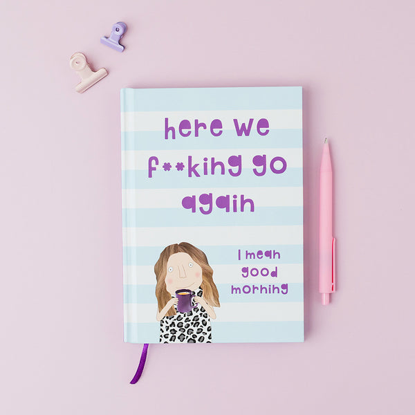 Here We Go Again Notebook | Rosie Made A Thing