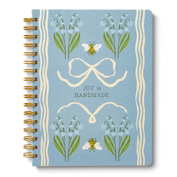 Joy Is Handmade Spiral Notebook
