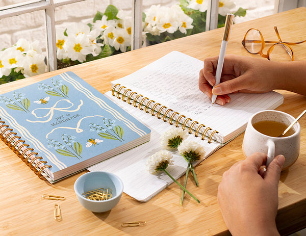 Joy Is Handmade Spiral Notebook