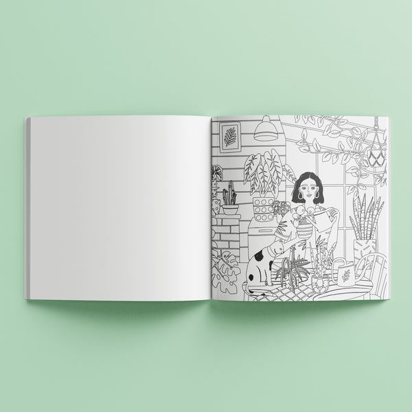 Home Jungle Colouring Book