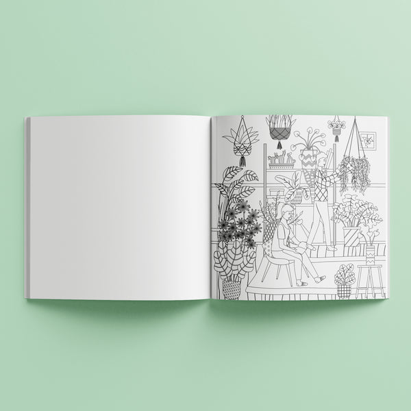 Home Jungle Colouring Book