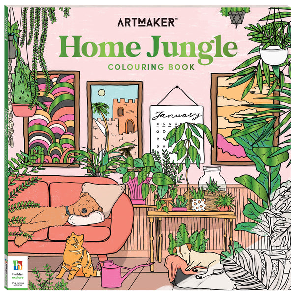 Home Jungle Colouring Book