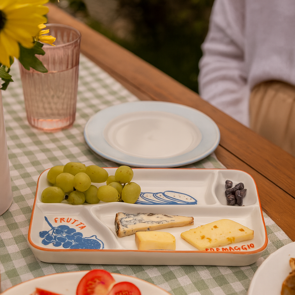 Entertainers Divided Cheese Platter