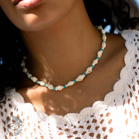 Turquoise Shell Necklace