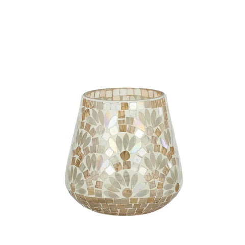 Mosaic Glass Candle Holder