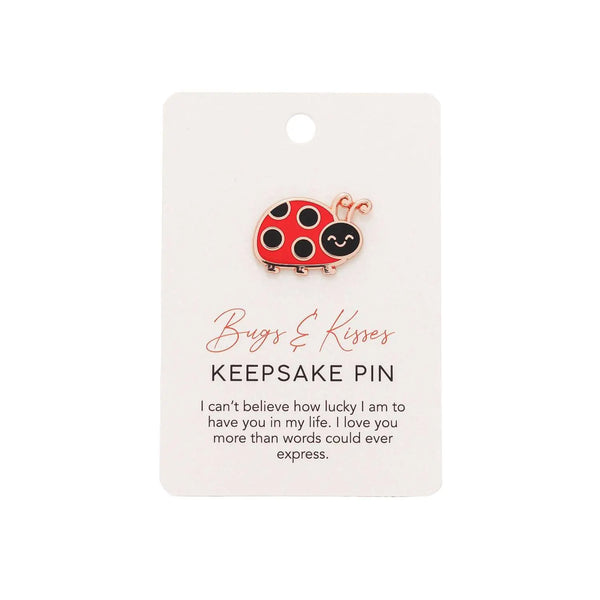 Bugs & Kisses Keepsake Pin