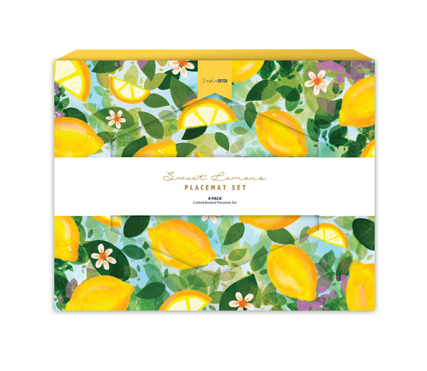 Sweet Lemons Placemat Set of 4