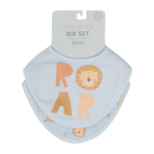 Baby Lion Bib 2pk