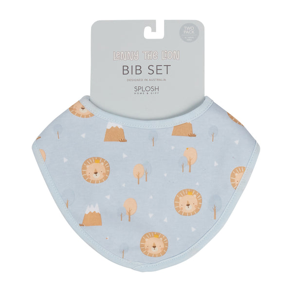 Baby Lion Bib 2pk