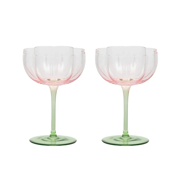 Lotti Tulip Cocktail Glasses Set of 2