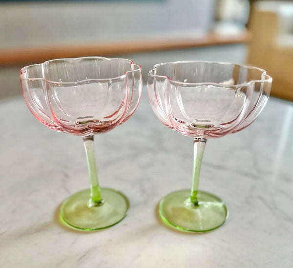 Lotti Tulip Cocktail Glasses Set of 2