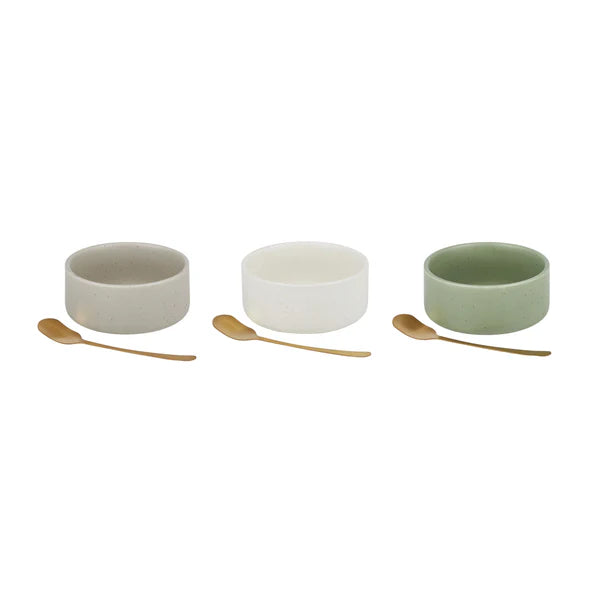 Lou Ceramic Bowl with Spoon
