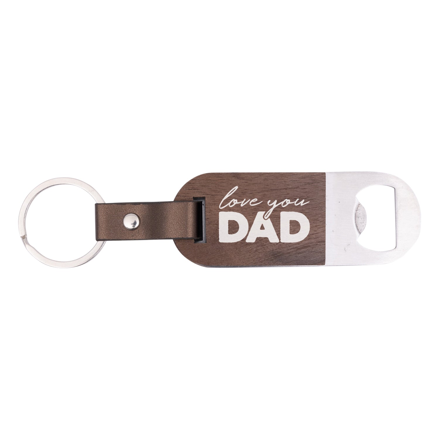 Love You Dad Bottle Opener Keyring