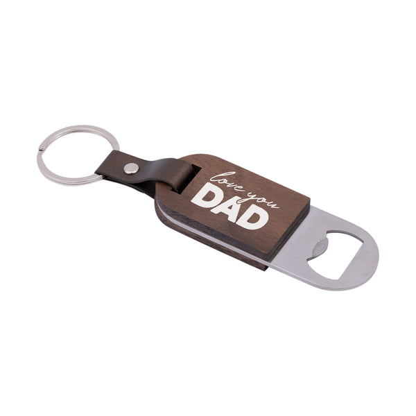 Love You Dad Bottle Opener Keyring