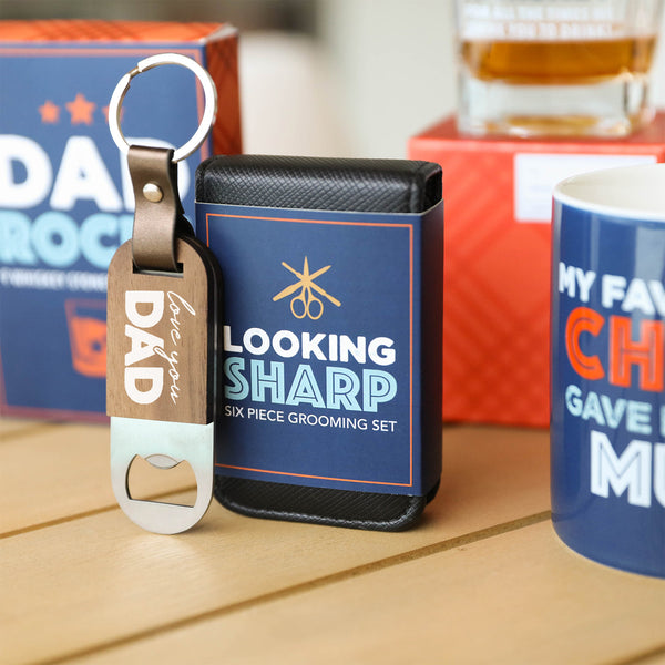 Love You Dad Bottle Opener Keyring