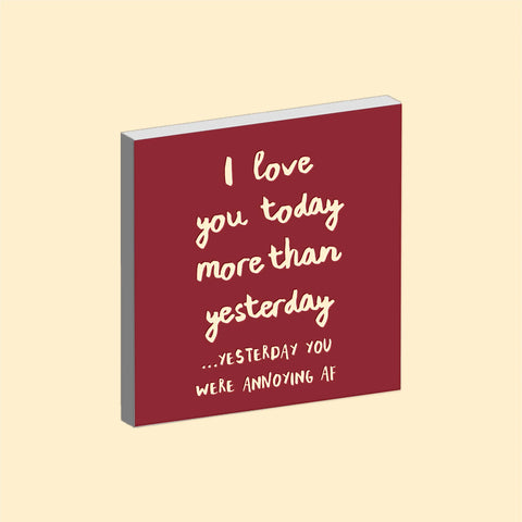 Love You Today Magnet