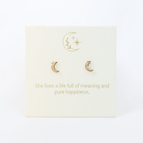 Luna Gold Inspiration Earrings