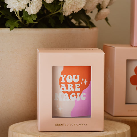 You Are Magic Glass Candle | Honeysuckle