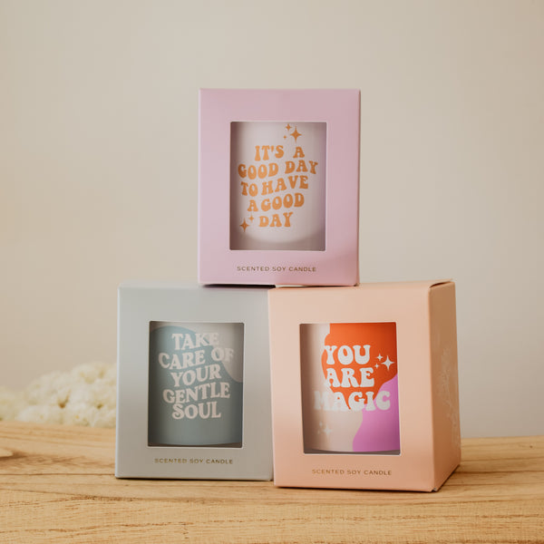 You Are Magic Glass Candle | Honeysuckle