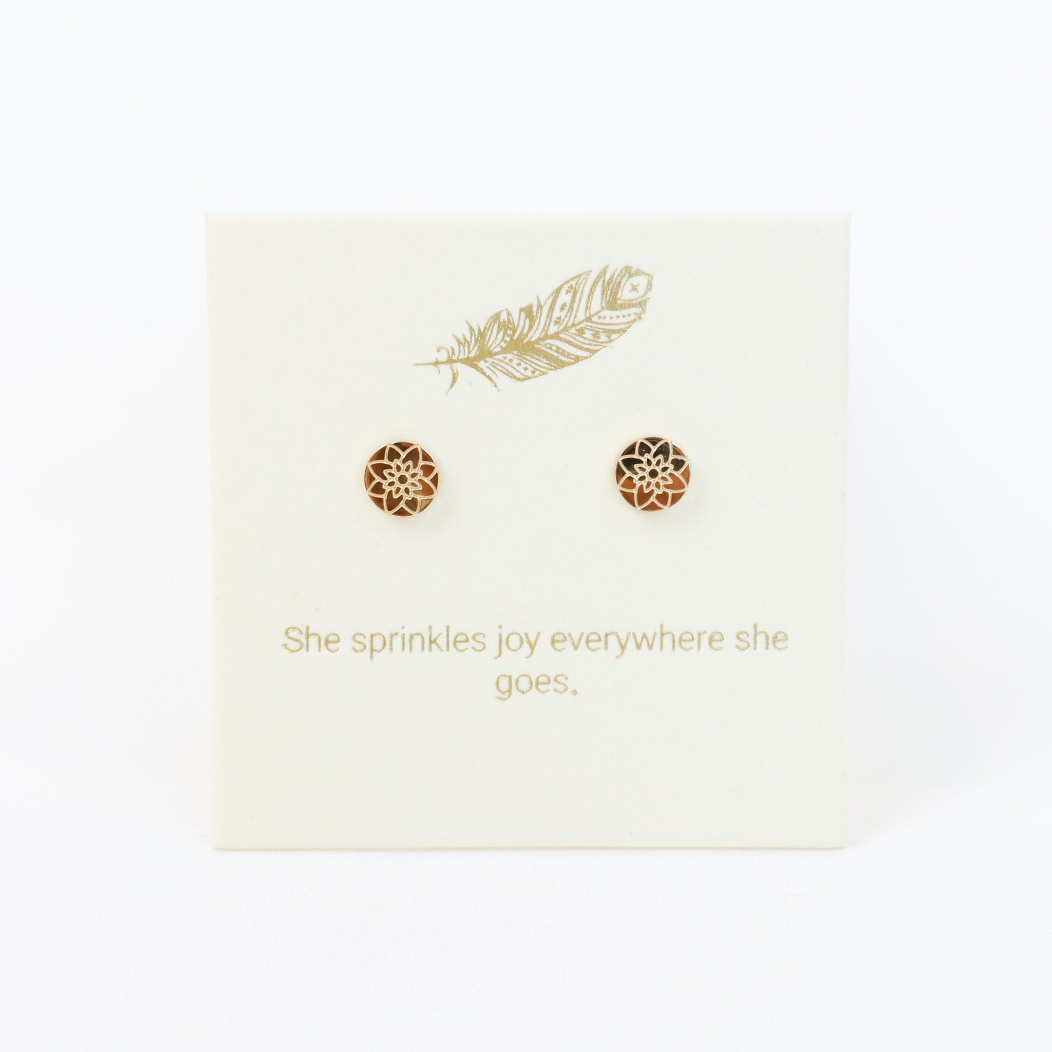 Mandala Gold Inspiration Earrings