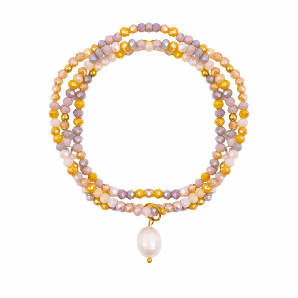 Marigold Crystal Bracelet / Necklace Wrap