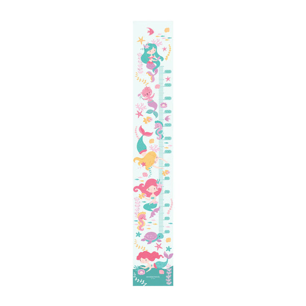 Kids Mermaid Adhesive Height Chart