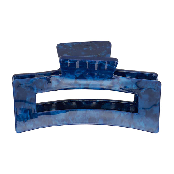 Navy Tamed Hair Claw