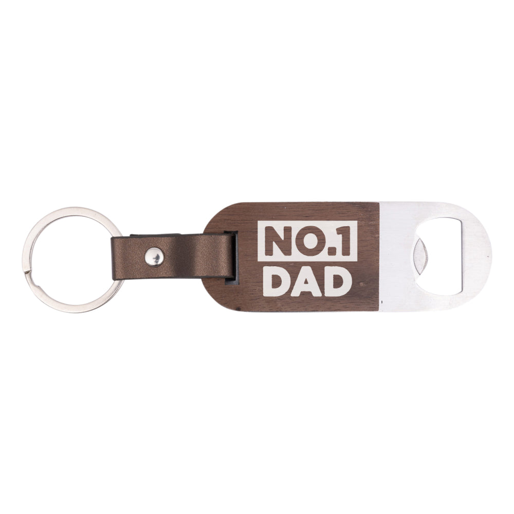 No.1 Dad Bottle Opener Keyring