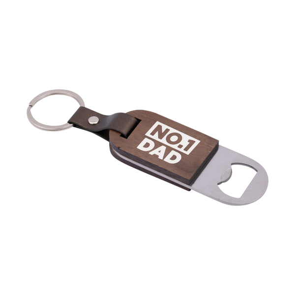 No.1 Dad Bottle Opener Keyring