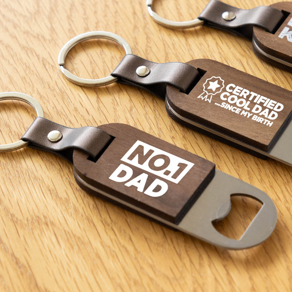 No.1 Dad Bottle Opener Keyring