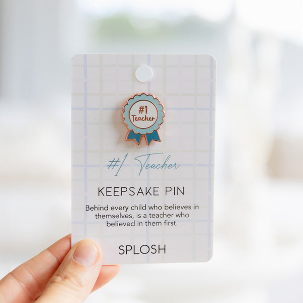No.1 Teacher Keepsake Pin