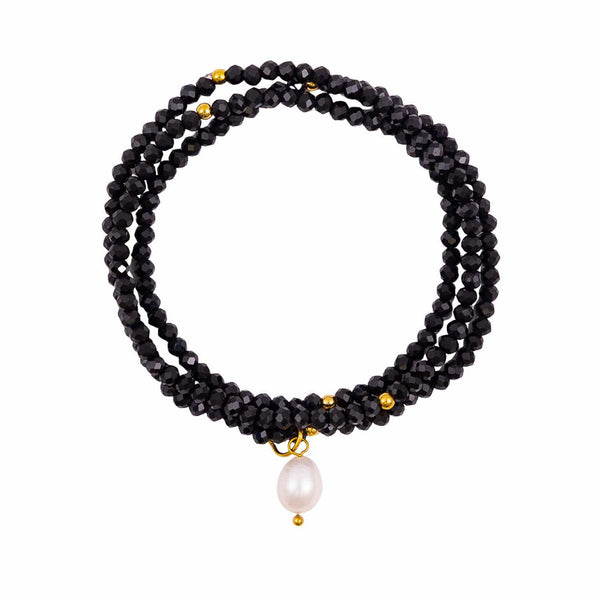 Obsidian Crystal Bracelet / Necklace Wrap