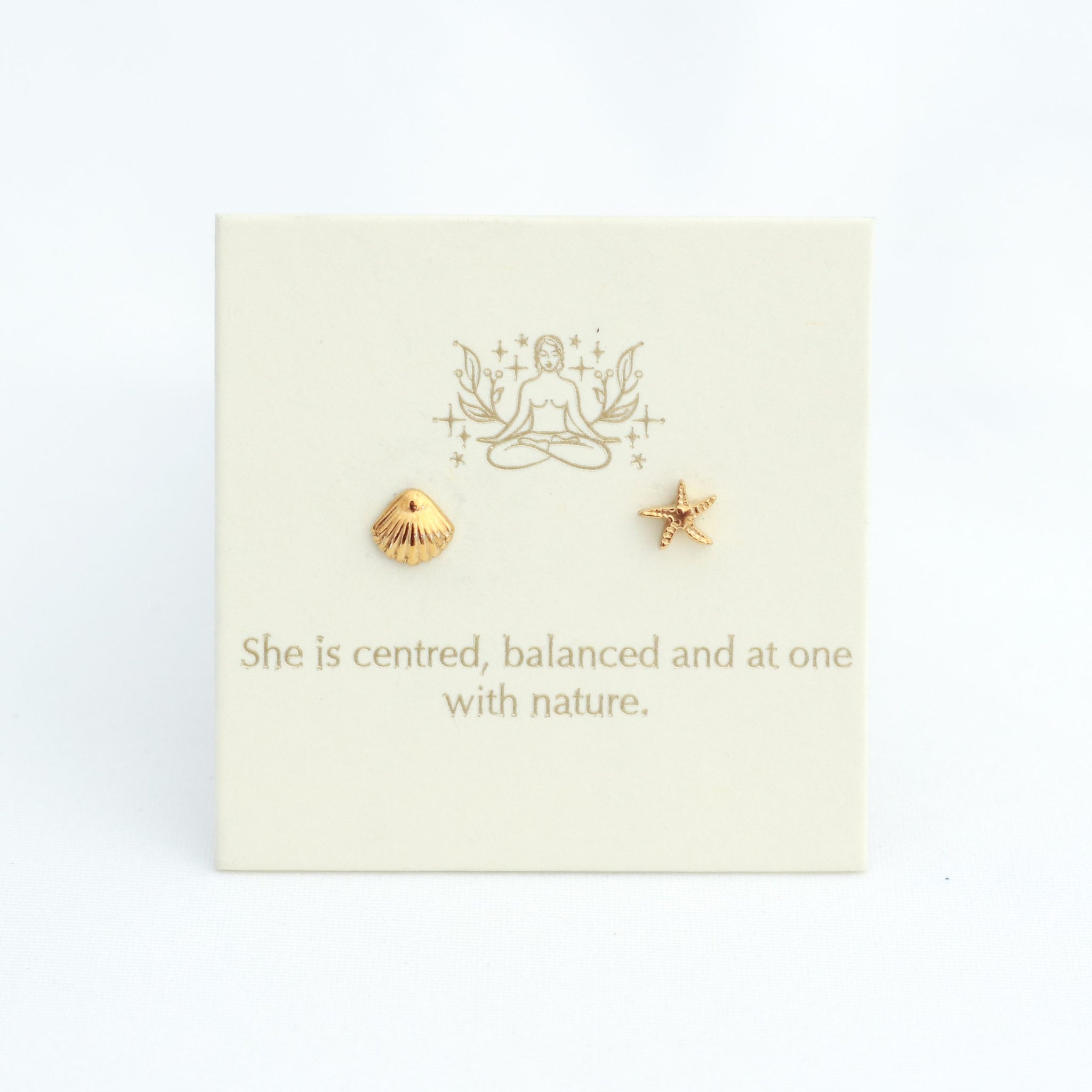 Ocean Life Gold Inspiration Earrings