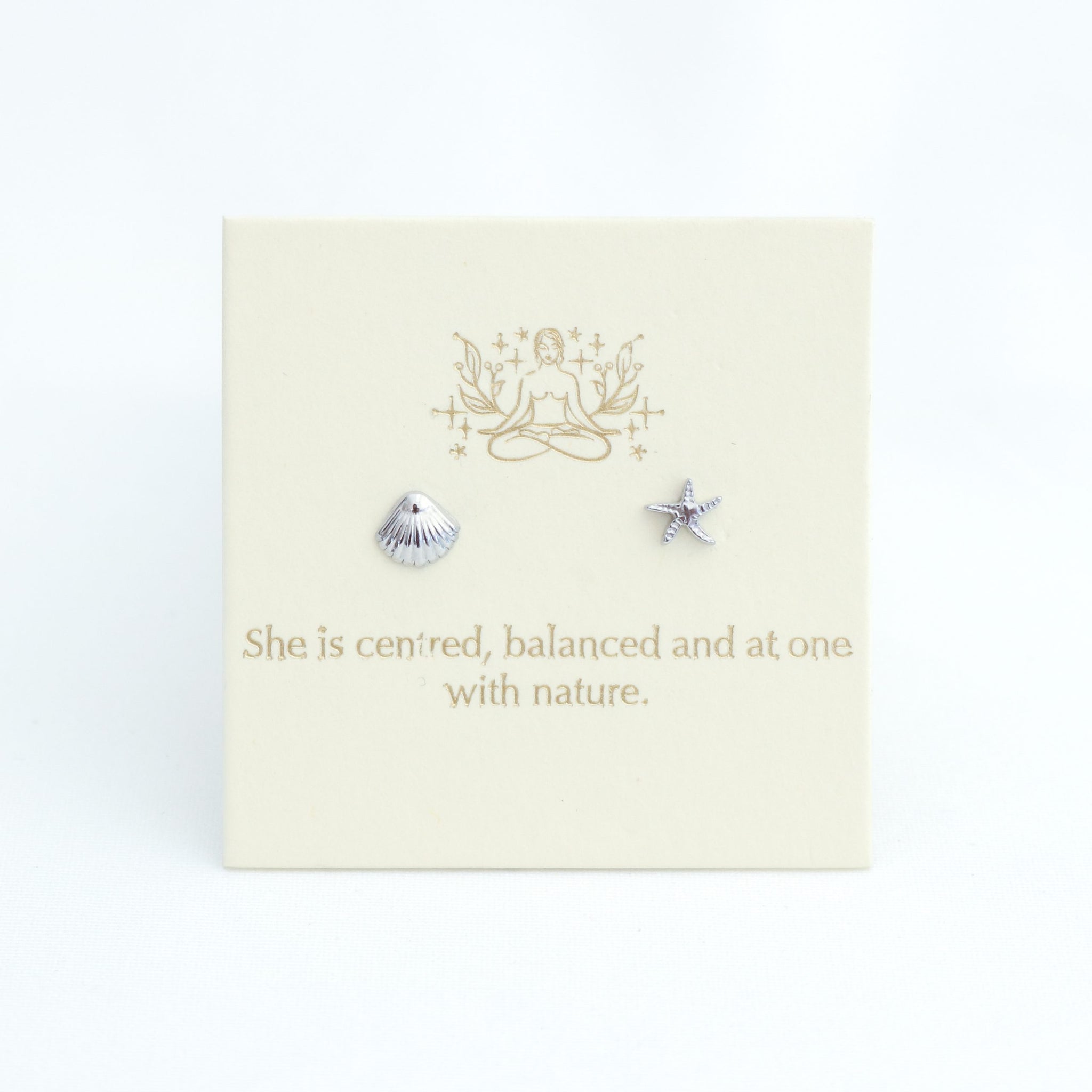 Ocean Life Silver Inspiration Earrings