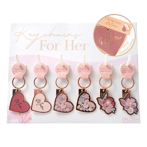 Mothers Day Keyring | I love You