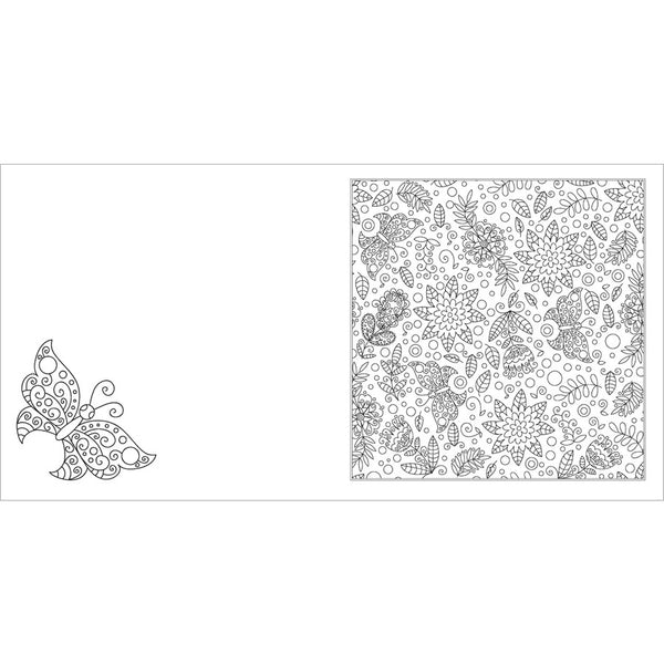 Positive Vibes Happy Thoughts Colouring Book