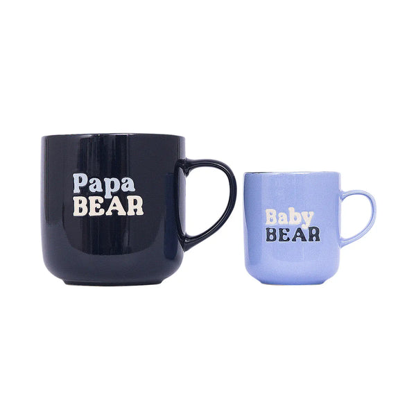 Papa Bear & Baby Bear Mug Set