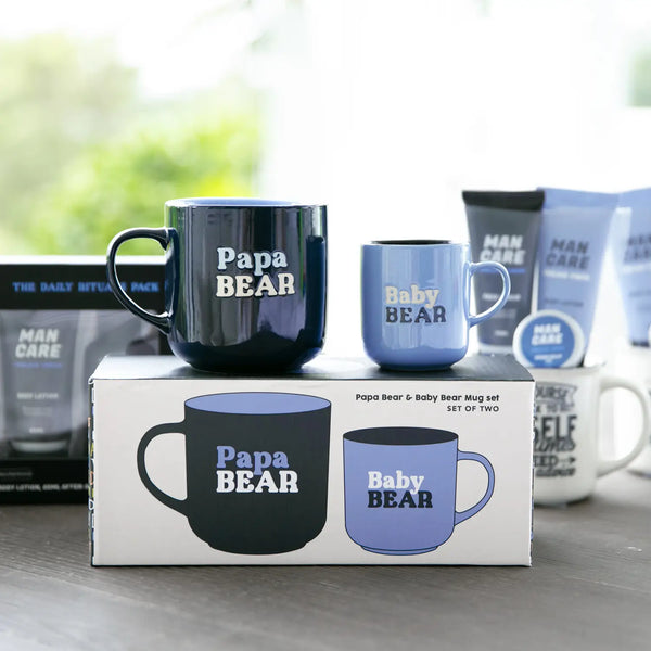 Papa Bear & Baby Bear Mug Set
