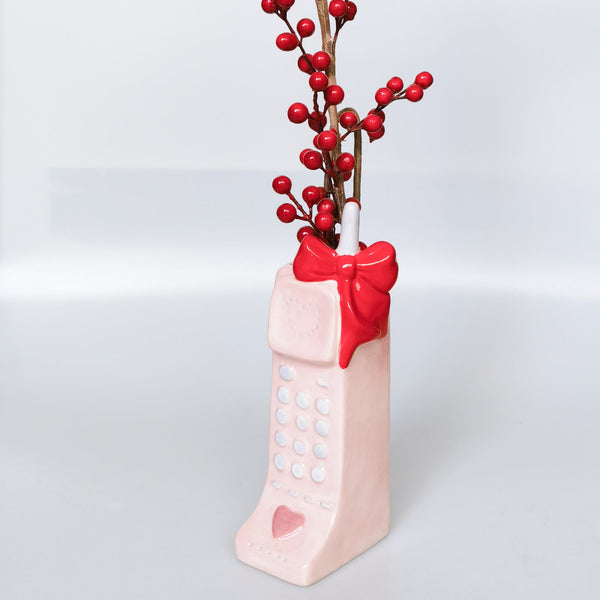 Retro Phone Vase
