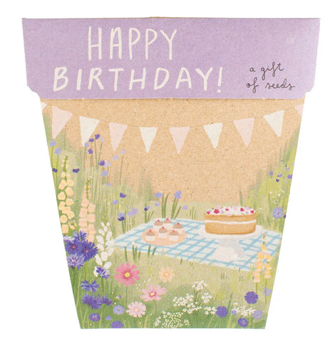 Happy Birthday Gift of Seeds Card | Sow N Sow